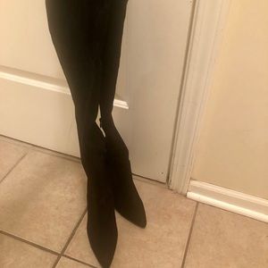 Kendall &Kylie Thigh high suede boots
